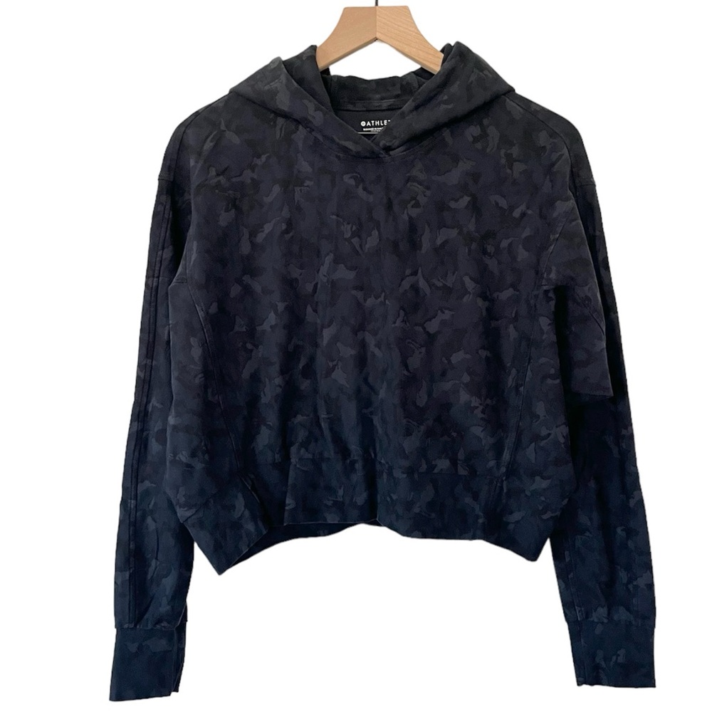 Athleta camo Farallon printed pullover sweatshirt hoodie